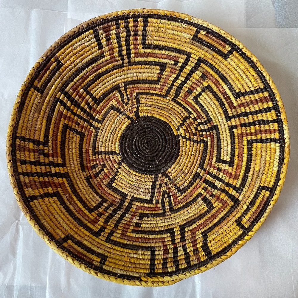 SouthWestern Woven Wall Basket 13.5"